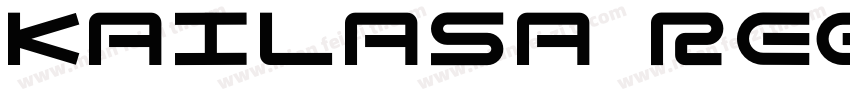 kailasa regular字体转换